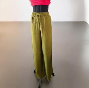Calvin Klein Olive Wide-Leg Pants
